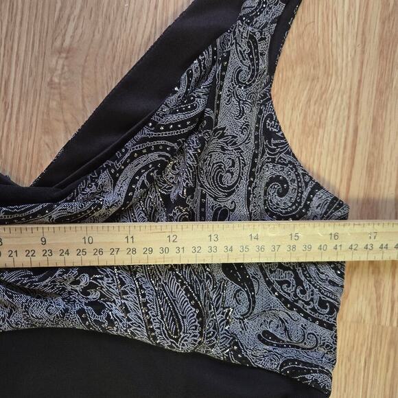 Alex Evenings VTG 90s Y2K Sparkle Fairy Babydoll Maxi Dress/ Bolero Size 10 Prom - Picture 10 of 12